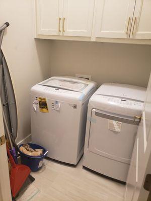 Washer dryer installed