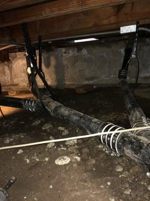 After - New Kitchen drain Pipe cast Iron photo #3