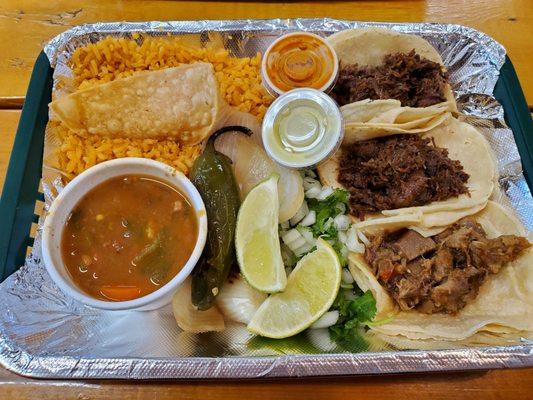 Tres Taco Platter