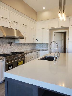 Custom Home Kitchen Countertops - under construction