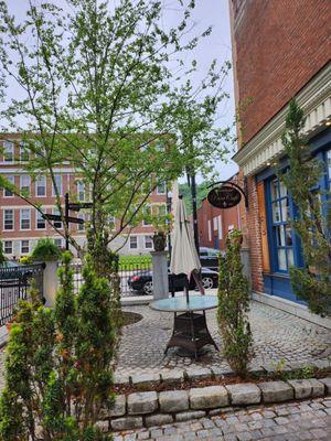 Outside the park. Great courtyard