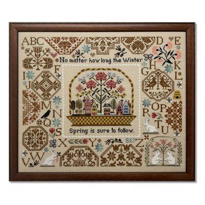 We recently framed this wonderful sampler by one of our oh-so-talented customers skilled with needle & thread.