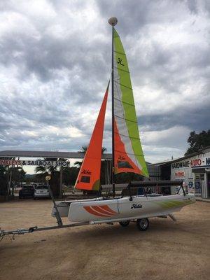 Hobie Getaway ready for delivery