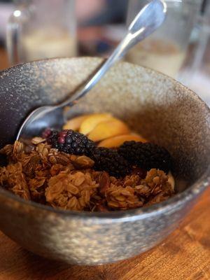 Granola and yogurt