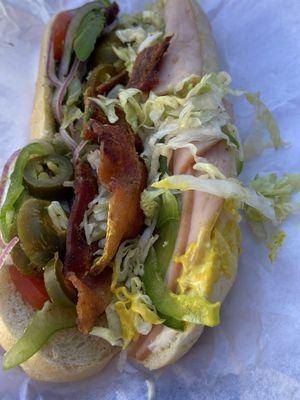 #17 Turkey sub with avocado and bacon