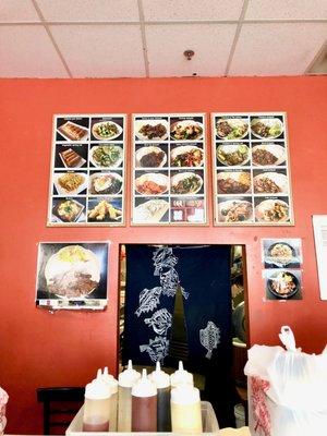 Inside Taste Teriyaki: photo wall