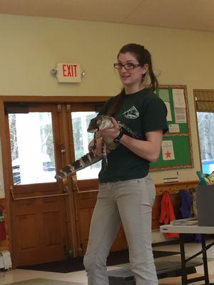 Animal Adventures presentation at St. Paul's Weekday Nursery School