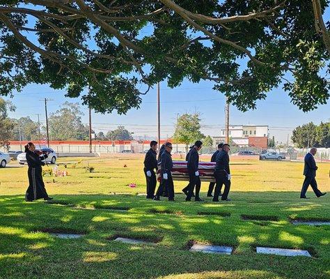 Mariachi Alma Mexicana de Lupita Alfaro escorted our father to his final resting place.