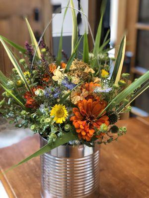 Flowers from the local farmers market where Prairie Petals was set up for the day!