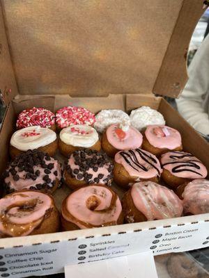 Assorted dozen "16" donuts