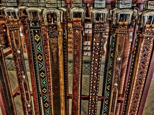 Nocona Men's Belts! Southwest tooling Conchos and More!