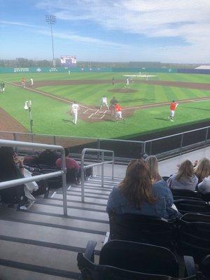 Concordia Baseball Team playing LaVerne, California