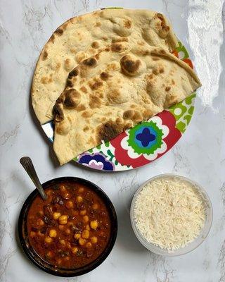 TAKE OUT: Chana Masala, Naan