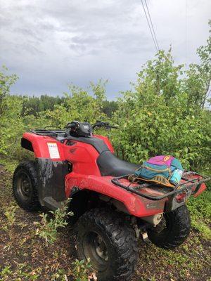 ATV that I got to drive!