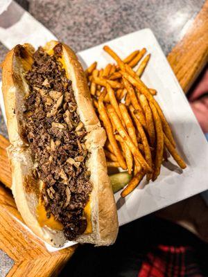 Steak and cheese sub