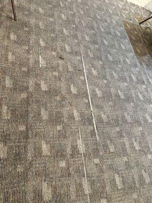 Ripped carpeting - super tripping risk!