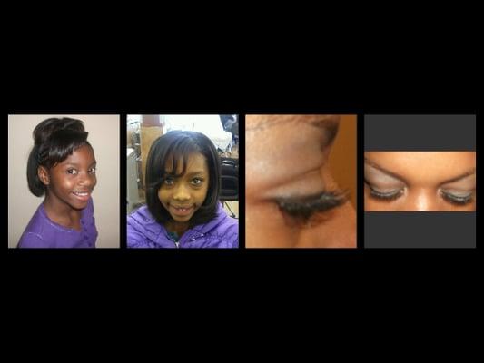 Sew-Ins, Quick Weaves, Cut, Color, Eyelash Tabbing, & Natural Hair