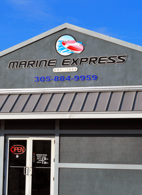 Marine Express storefront