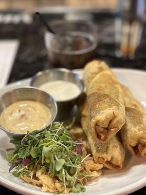 Boudin egg rolls