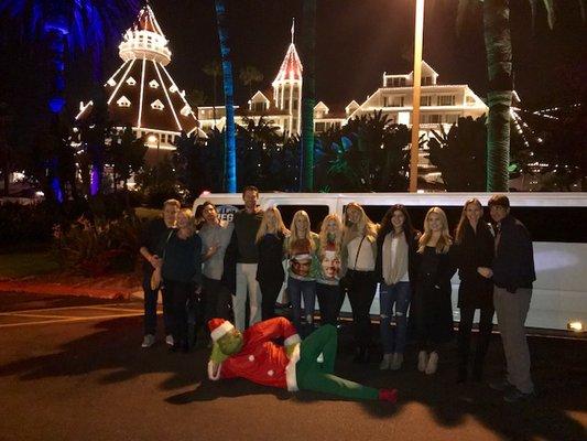 VIA 2017 Holiday party!  Dinner in Old Town & limo to Coronado for skating and drinks by the sea!