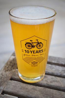 10th Anniversary Pint Glass