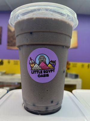 Oreo smoothie with og boba