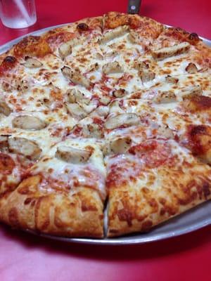 Chicken pizza.