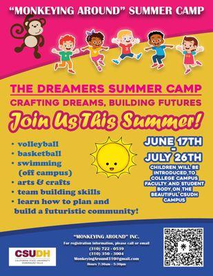 Summer camp flyer information