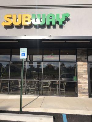 New Entrance to new subway relocated from Nick davis to wall Triana ave. June 24, 2019. Moved 3 months ago. Same owners