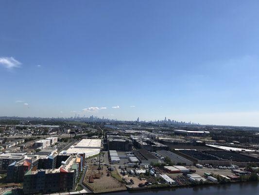 city view from the rooftop.