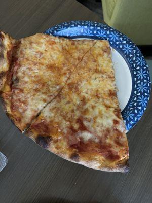 Cheese pizza by the slice