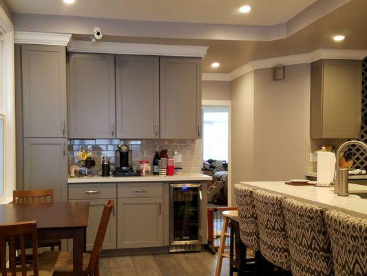 Pantry and small kitchen table