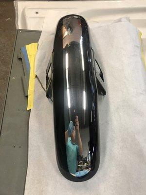 spray chrome fender