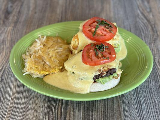 Holly go Lightly - vegan Eggs Benedict -wonderful!