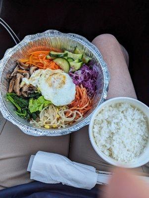 Veggie bim bim bap