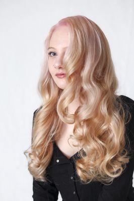 One of the models from Schwarzkopf professional training