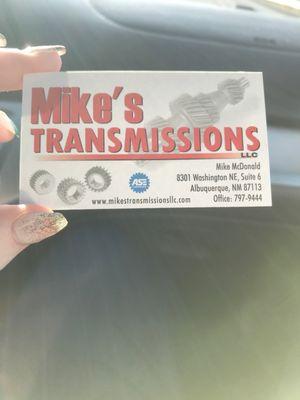 Mike's Transmissions