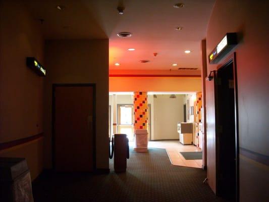 inside of the movie theater