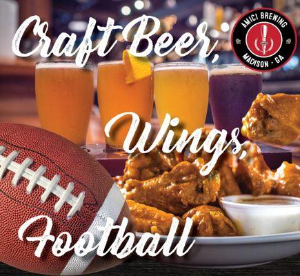 Craft Beer * Wings * Football