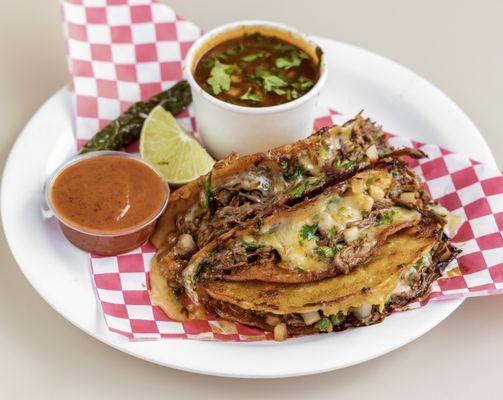 Tacos Dorados De Birria