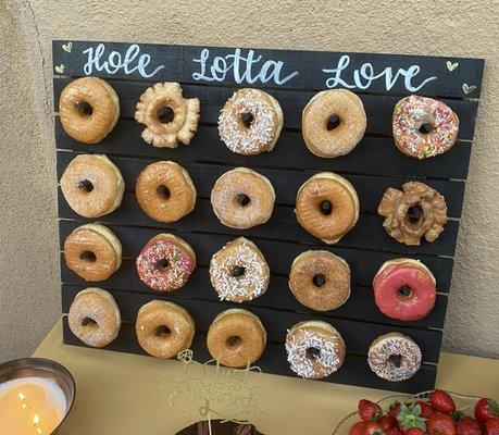 Donut wall for party!