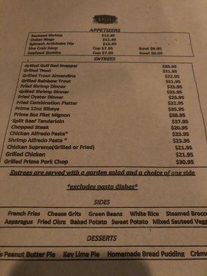 Tonight's menu (5-26-22)