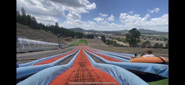 Tubing area - get to pick the level of waxing