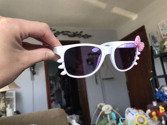 My fun Hello Kitty frames with my amazing anti-migraine lenses!