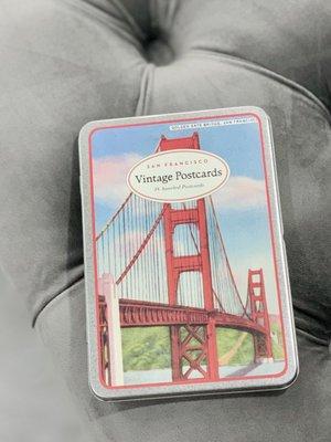 Cute vintage SF postcards to send friends