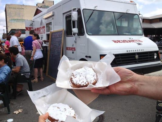 CroNay (beignet dough fried like donuts) aka Beignet version of the  Cronut craze