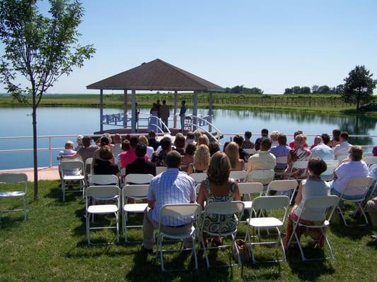 wedding on the lake