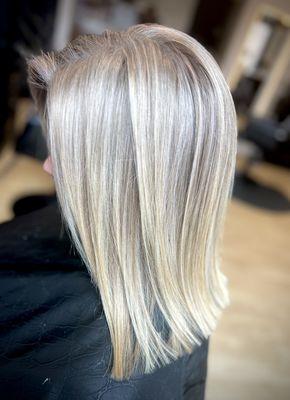 Blonde highlights