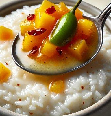 Creamy Curd rice and Pickle