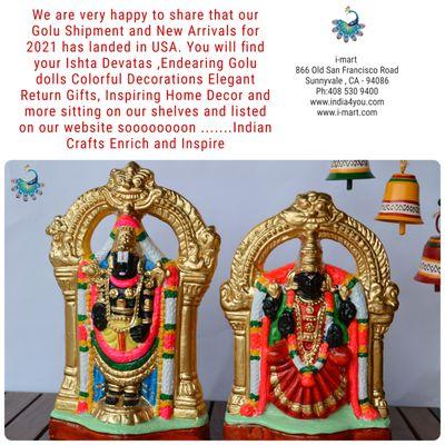 New Arrivals of Navaratri Golu Dolls for 2021 at the i-mart store